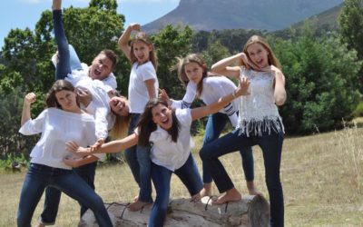 DREW AND JANNA AND THE FAB FIVE LIVING IN STELLENBOSCH, SOUTH AFRICA